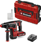 Akku-Bohrhammer TP-HD 18/28 Li BL mit SDS-Plus, 18 V, bürstenlosem Motor, 3,0-Ah-Akku, Ladegerät, E-Case S, 3 Betonbohrern und Flachmeißel