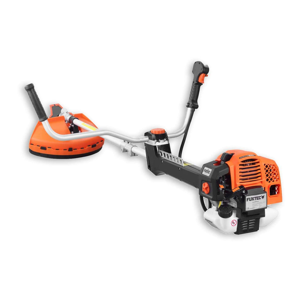 Benzin Motorsense 62 ccm 3,5 PS mit Antivibrationssystem, 2-Takt, 32 cm Schnittbreite, inkl. 3-Zahn-Messer und Doppelfadenkopf