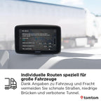 LKW-Navi GO Professional 2. Generation mit 6-Zoll-Touchscreen, Europa-Karten und Echtzeit-Verkehrsinfos für LKW, Transporter und Busse