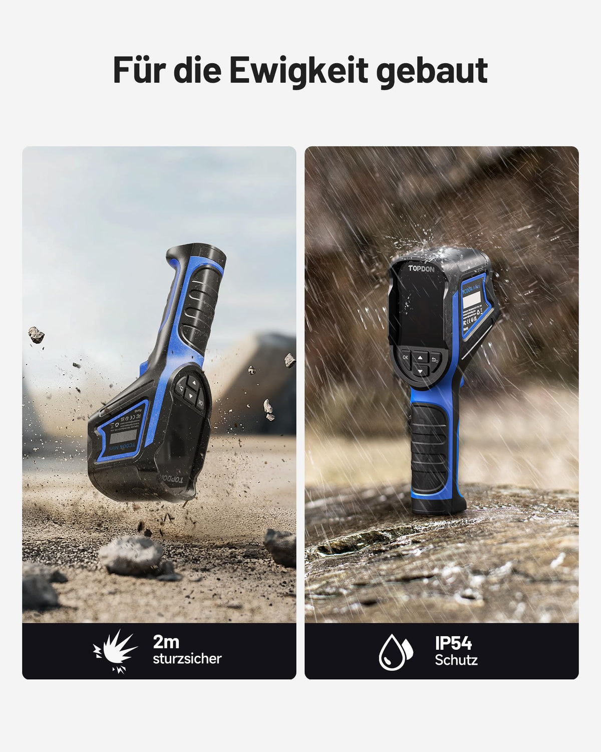 Wärmebildkamera TC004 Mini-A mit 240x240 TISR IR-Auflösung und 15 Stunden Akkulaufzeit