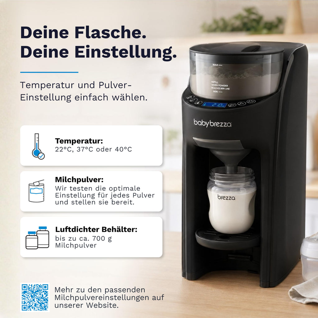Automatischer Flaschenzubereiter Formula Pro Advanced, bereitet 60–300 ml in 30-ml-Schritten mit 22 °C, 37 °C oder 40 °C zu