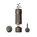 Elektrische Kaffeemühle Fino mit Kegelmahlwerk aus Edelstahl, 28 Mahlgrade, USB-C, tragbar, Tundra Brown