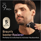 Elektrischer Rasierer Series 9 PRO+ 9665cce für Herren, Graphit, mit 6-in-1 SmartCare Center und Reiseetui