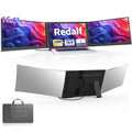 Tragbarer Laptop-Bildschirm 15,6"""" FHD 1080p Dreifach-Monitor für 13–17,3"""" Laptops, USB-C/HDMI Plug & Play mit Tasche