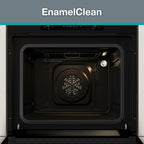 Einbaubackofen 73 L mit BigSpace und Heißluft, 9 Funktionen, EcoClean-Email, EEK A, 250 °C
