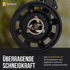 Fäkalienpumpe 1500W mit HydroVortex X7 Schneidwerk und 20 m 2"""" Gewebeschlauch, inkl. Tragetasche