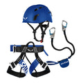Klettersteig-Komplettset mit Helm Toxo 3.0 und Attac Set, für 40-120 kg, aus Aluminium