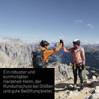 Klettersteig-Komplettset mit Helm Toxo 3.0 und Attac Set, für 40-120 kg, aus Aluminium