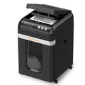 Aktenvernichter mit Auto-Feed für 200 Blatt, P-4 Mikroschnitt, 31 L Behälter, schwarz