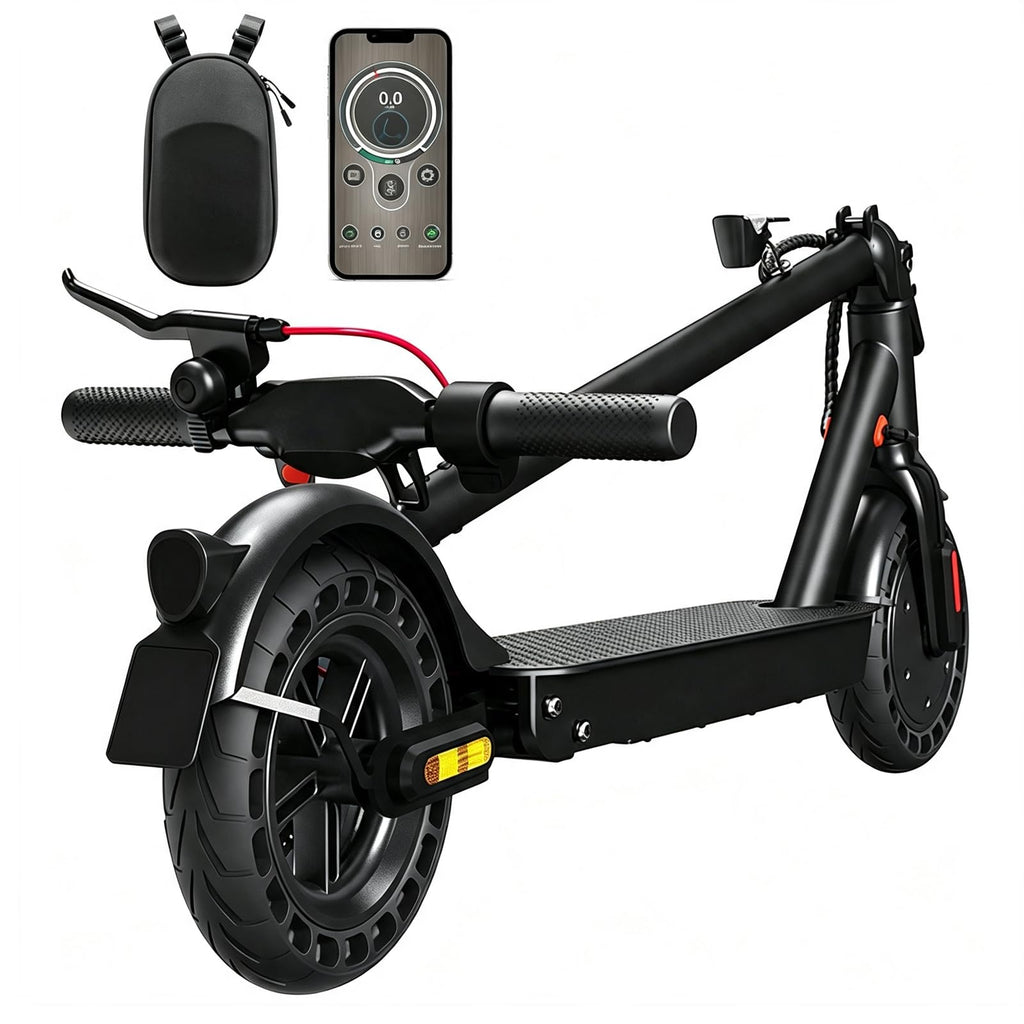 E-Scooter mit Straßenzulassung und ABE, E9TMax Elektroroller mit 10-Zoll-Reifen, 350W Motor und bis zu 45 km Reichweite