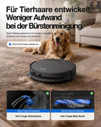 Saugroboter mit Wischfunktion T90 PRO Omni, 30.000 Pa, PowerBoost, OZMO Roller 3.0, automatische Entleerung, Schwarz