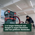 Nass-Trockensauger Staubklasse H ASA 30 H PC mit 1200 W, 8 m Kabel und Antistatik-Saugschlauch Quick