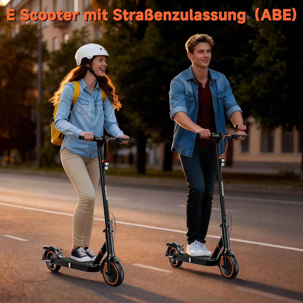 E-Scooter S3 mit Straßenzulassung ABE, 35 km Reichweite, 350 W Motor und App-Steuerung