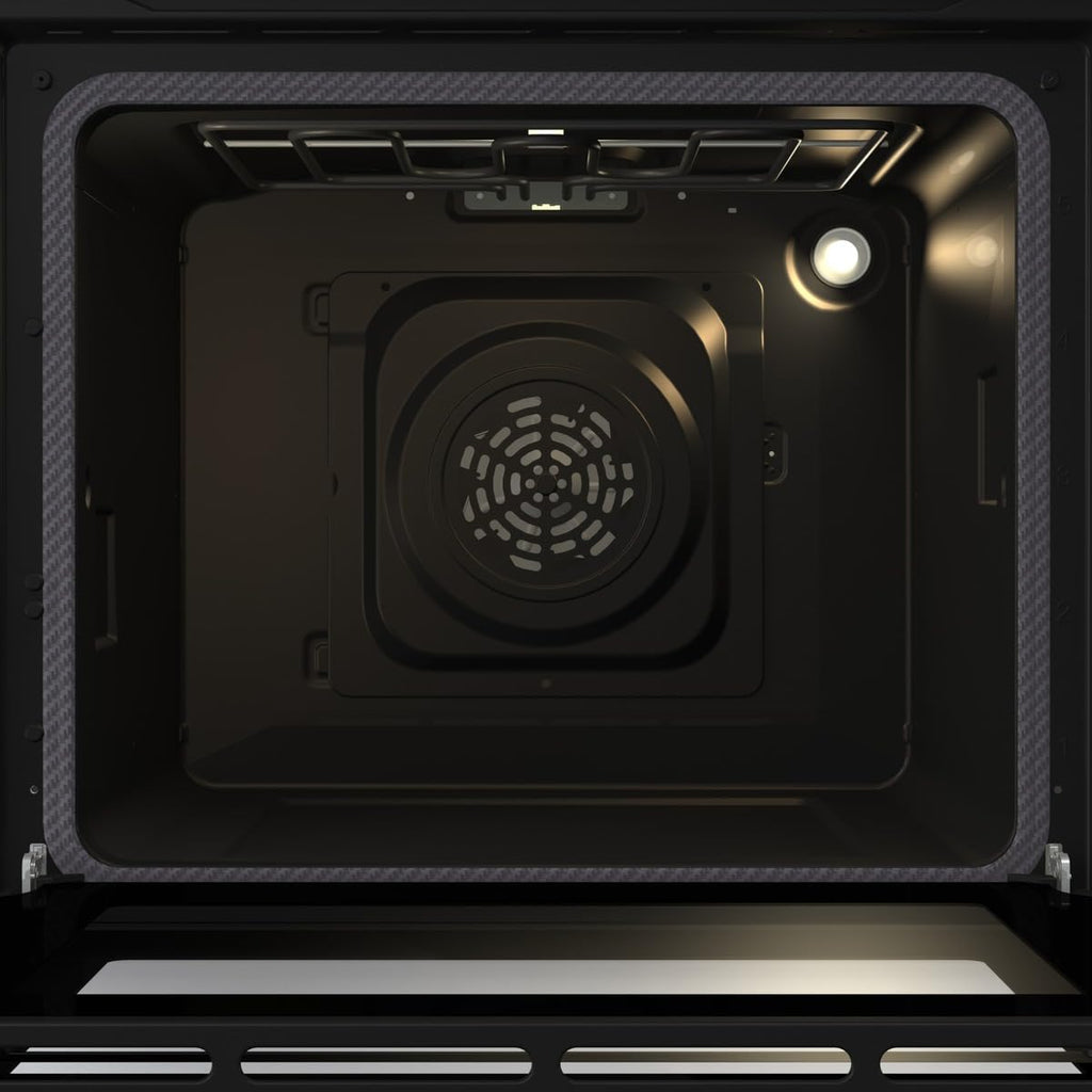 Einbaubackofen 73 L mit BigSpace und Heißluft, 9 Funktionen, EcoClean-Email, EEK A, 250 °C