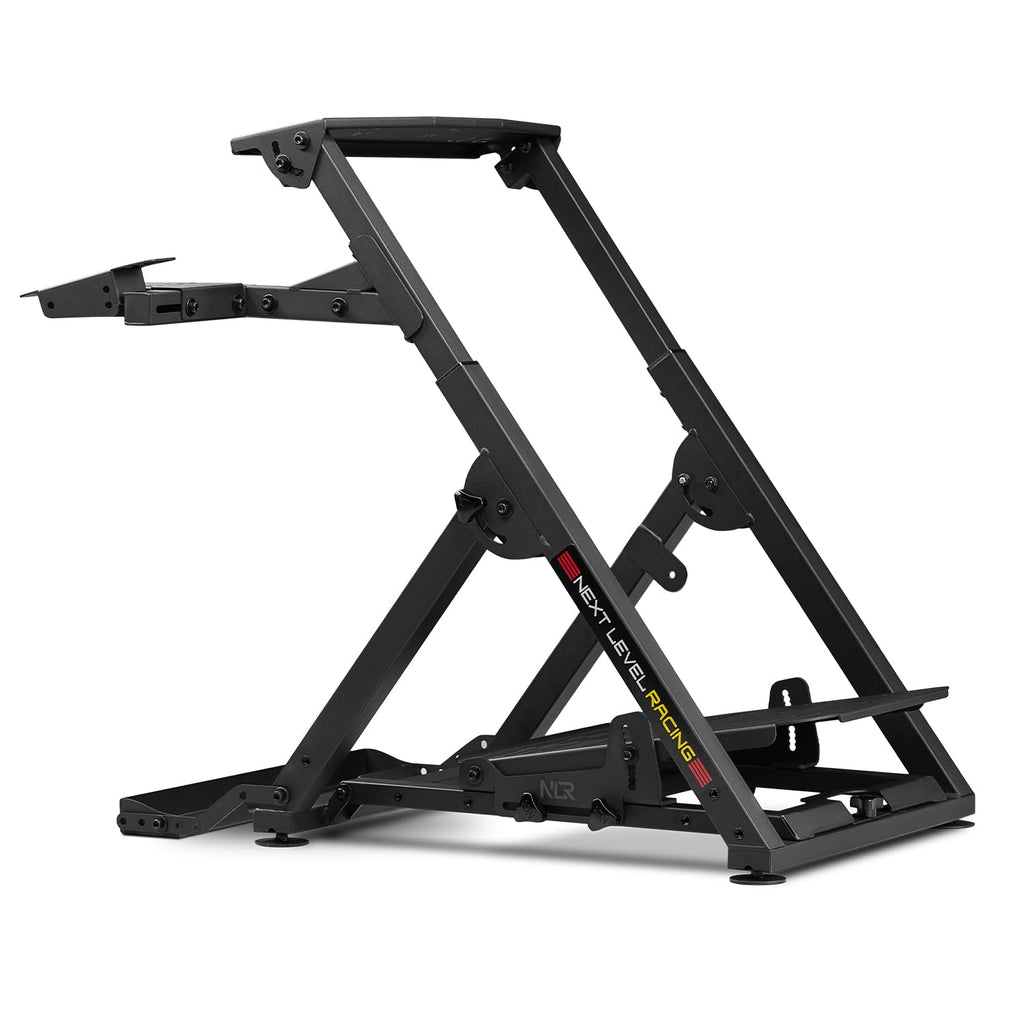 Lenkradständer Wheel Stand 2.0 mit Gaming-Sitz-Schale, zusammenklappbar, kompatibel mit Logitech, Thrustmaster und Fanatec