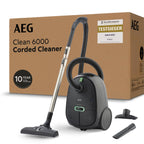 Staubsauger mit Beutel CLEAN 6000, 850 W, inkl. Bodendüse, Fugendüse, Mini-Polsterdüse und Staubbeutel