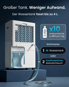 Luftentfeuchter mit WLAN & App, 20 L in 24 h, Wäschemodus, Feuchtigkeitssensor und 4 L Tank, Modell PB-D-24-WF