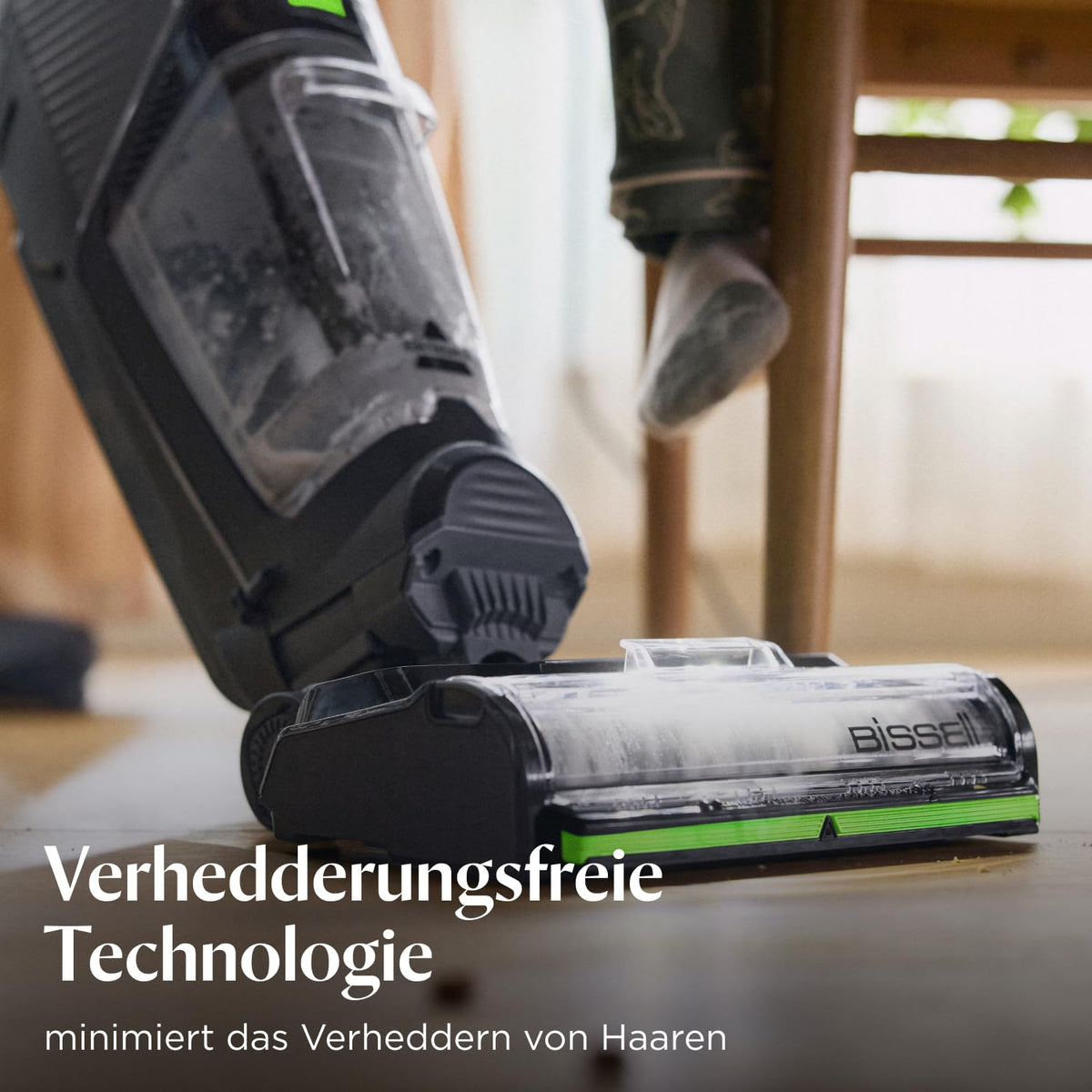 Nass- und Trockensauger CrossWave HydroSteam PET mit Dampffunktion, für Hartböden und Teppiche, inkl. Bürstenrolle und Reinigungslösung