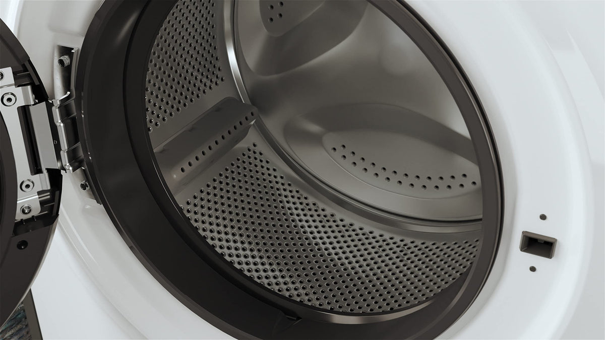Waschmaschine Frontlader 8 kg mit Dampf-Hygiene-Programm, Energieeffizienzklasse A und Stop&Add-Funktion