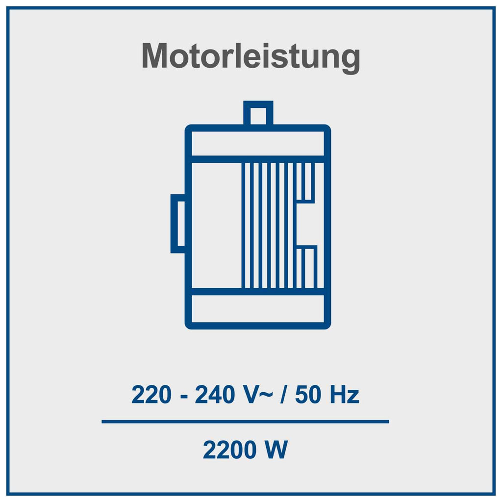 Elektrischer Holzspalter 230 V mit 7 Tonnen Spaltkraft, 2200 W und 520 mm Spaltlänge