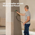 Airless Farbsprühsystem Control Pro 250 M mit 110 bar Druck und 9 m Schlauch für Wandfarben, Lacke und Lasuren