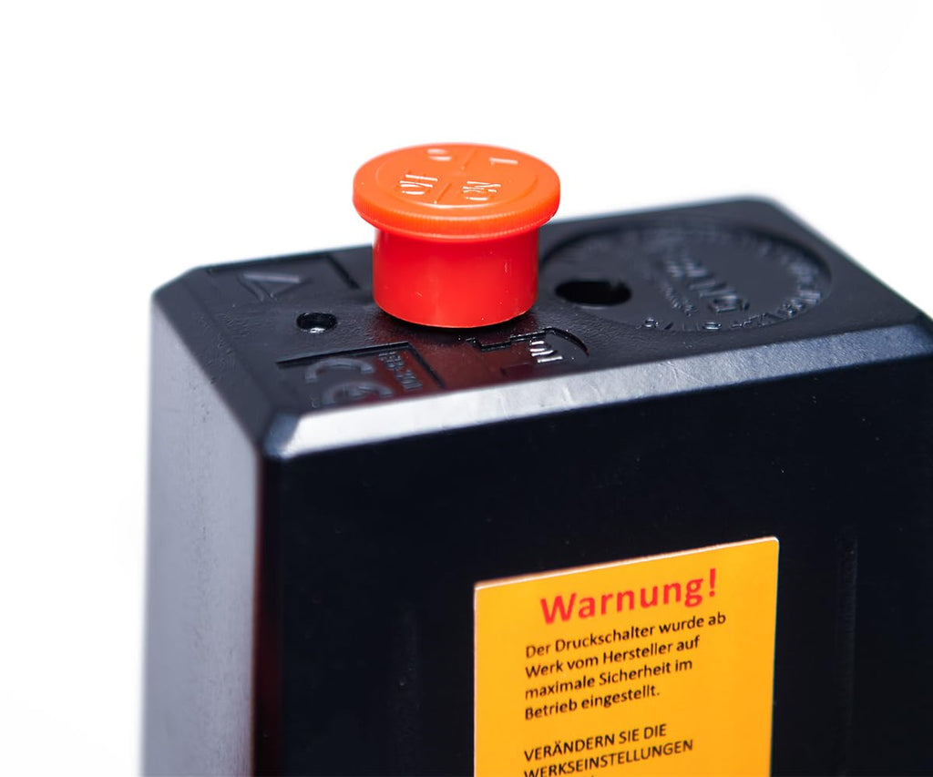 Flüsterkompressor SW 375/10 Pro 24 l 10 bar 1100 W ölfrei 230 V 1,5 PS mit Wasserabscheider Kupferwicklung