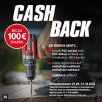 Akku-Rasenmäher RASARRO 36/42 42 cm Schnittbreite Brushless-Motor Mulchfunktion 550 m² 2x 4,0 Ah Akku Ladegerät