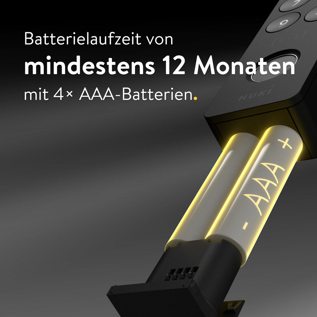 Türschloss-Zubehör Keypad 2 NFC Fingerprint Zahlencode Bluetooth Matter 35 NFC-Schlüssel 20 Fingerprints 200 Zutrittscodes