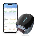 Ring-Pulsoximeter O2Ring mit Alarm und Bluetooth für kontinuierliche SpO2- und Herzfrequenzüberwachung, inkl. App und Berichte
