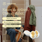 Tragbare elektrische Doppelmilchpumpe Freestyle Mini Hands-Free mit Auffangschalen und wiederaufladbarem Akku