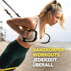 Schlingentrainer Ganzkörper-Trainingssystem All-in-One mit Türanker Aufhängung und Fußschlaufen