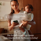 Babyüberwachungssocke mit App Dream Sock 0–18 Monate Herzfrequenz Sauerstoffwerte Schlaftracking Echtzeit-Benachrichtigungen Rosa