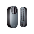 Smart Türschloss U200 Apple Home Key Matter over Thread Fingerabdruck 25 Passwörter NFC Auto-Lock Bluetooth WLAN Schwarz