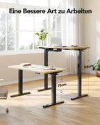 Höhenverstellbares Schreibtischgestell mit bürstenlosem Motor, 72-118 cm, 100 kg Traglast, für Tischplatten 110-220 cm