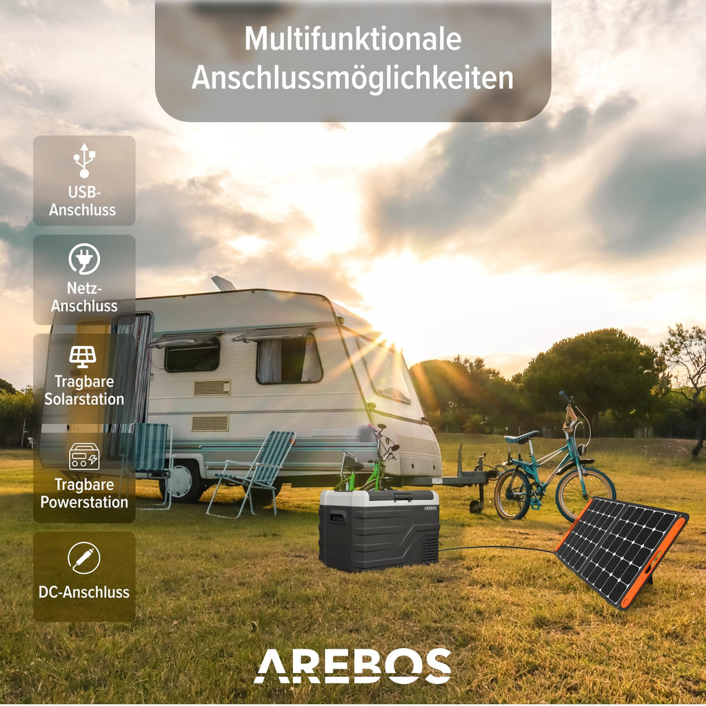 Kompressor-Kühlbox 35 Liter mit App-Steuerung und Kalt- und Warmfunktion bis -20 °C für Auto und Camping