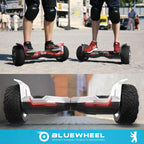 Hoverboard HX510 Offroad mit 700 W Dual-Motor 8,5 Zoll Vollgummireifen Bluetooth-App und Kindersicherheitsmodus