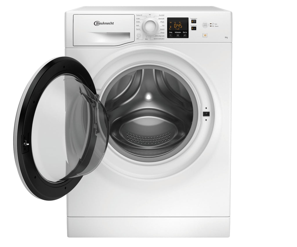 Waschmaschine Frontlader 8 kg Energieeffizienzklasse A mit Anti-Allergie-Programm, Wolleprogramm und Kurz 45