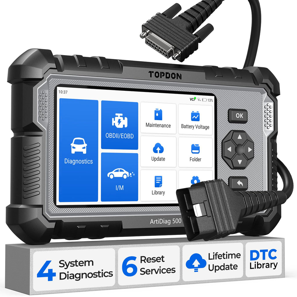 OBD2 Diagnosegerät ArtiDiag500 AD500 mit 4-System-Diagnose für Motor, ABS, SRS und Getriebe sowie 6 Servicefunktionen