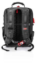 Werkzeugrucksack Modular X18 21 Haltelaschen 37 Taschen wasserfest mit MOLLE-Bändern und wasserdichter Bodenschale