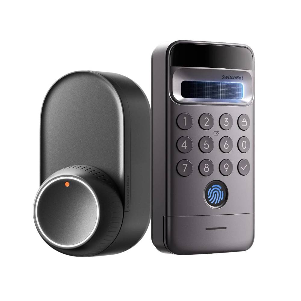 Smart Lock Ultra mit Keypad Vision Pro, 3D-Gesichts- und Venen-Erkennung, kontaktlose Entsperrung für Europrofil-Zylinder, kompatibel mit Matter