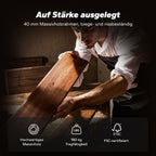 Wasser-Rudergerät aus Holz für Zuhause, 180° klappbar mit 15-Liter-Wassertank und 180 kg Tragkraft