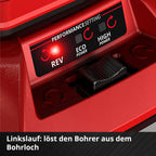 Akku-Erdbohrer GP-EA 18/150 Li BL Solo mit Brushless-Motor und Metallrahmen, ohne Akku und Ladegerät