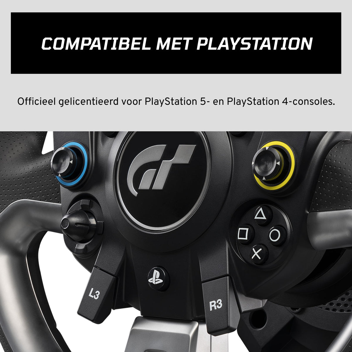 Direct-Drive-Lenkrad Gran Turismo DD Pro für PlayStation 5 und 4 5 Nm Servomotor 280 mm Lenkrad mit Pedalen