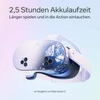 VR-Headset Meta Quest 3S 128 GB mit Gorilla Tag Cardboard Monkenaut Bundle, Virtual Reality ohne Kabel und Snapdragon XR2 Gen 2