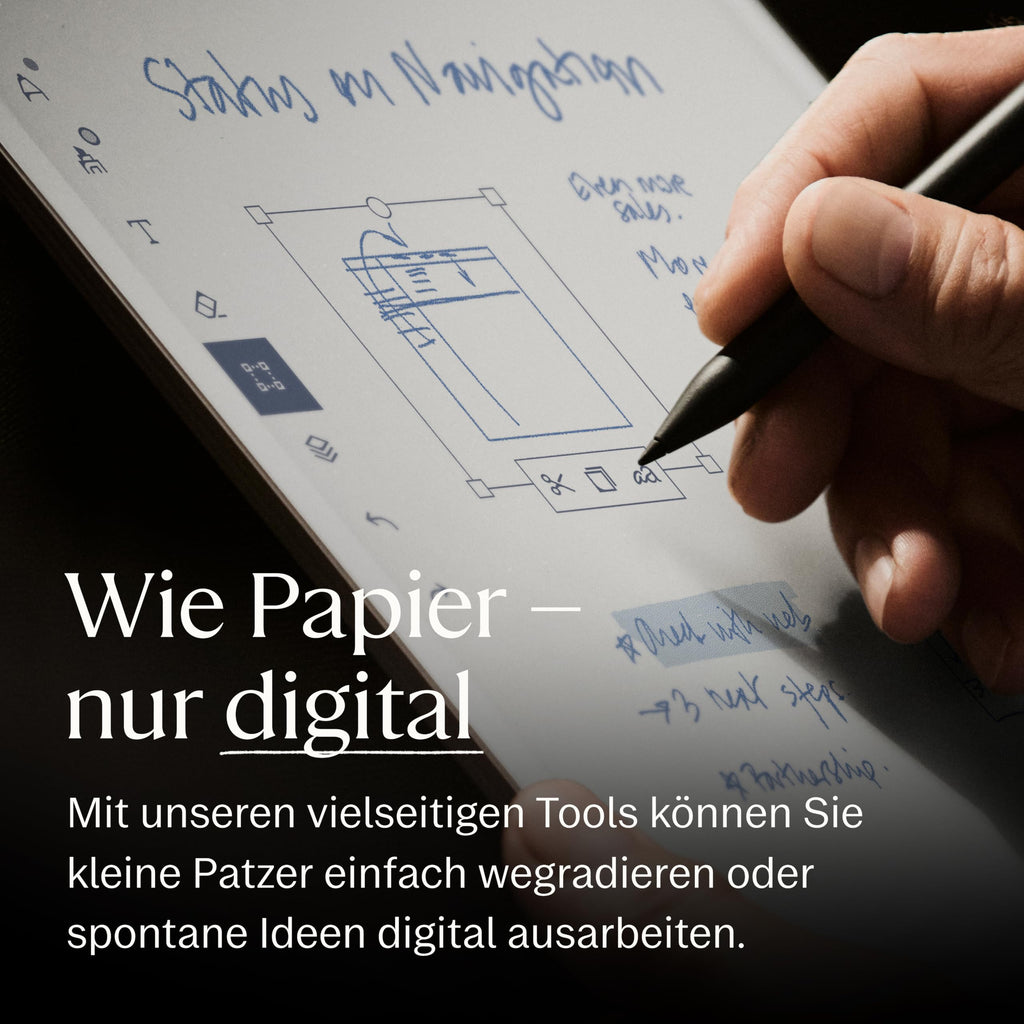 E-Ink-Tablet Paper Pro 11,8 Zoll Farbdisplay 64 GB 2 GB RAM Marker Plus 2160 x 1620 Pixel Linux USB-C Grau