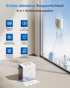 Fensterputzroboter WINBOT W2 PRO Omni mit 6-in-1 Multifunktionsstation und 12-stufigem Schutzsystem, weiß