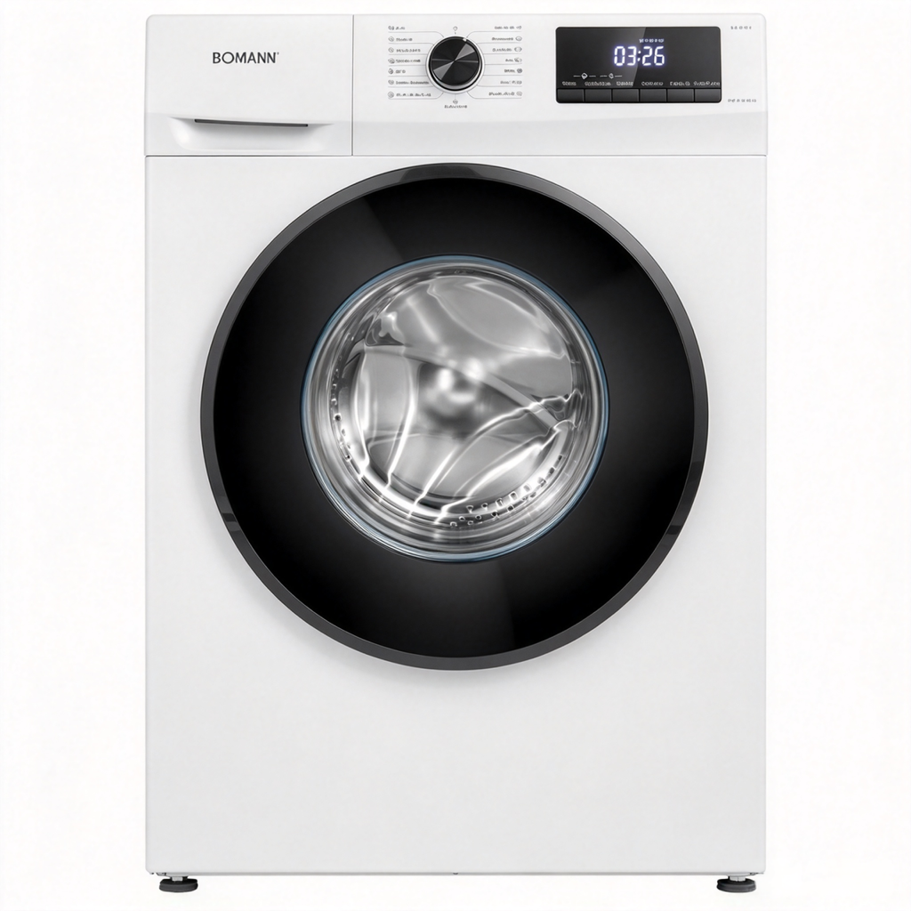 Waschmaschine 7 kg mit Invertermotor und 15 Programmen, max. 1400 U/min, LED-Display und Endzeitvorwahl, Modell WA 7175.1 in Weiß