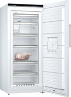 Freistehender Gefrierschrank iQ500 GS51NAWCV 289 L mit noFrost und bigBox, 161 x 70 cm, in Weiß