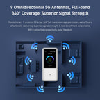5G Pocket-Router MU5250 mit Wi-Fi 7, 10.000-mAh-Akku und 27-W-Schnellladung, für bis zu 64 Geräte
