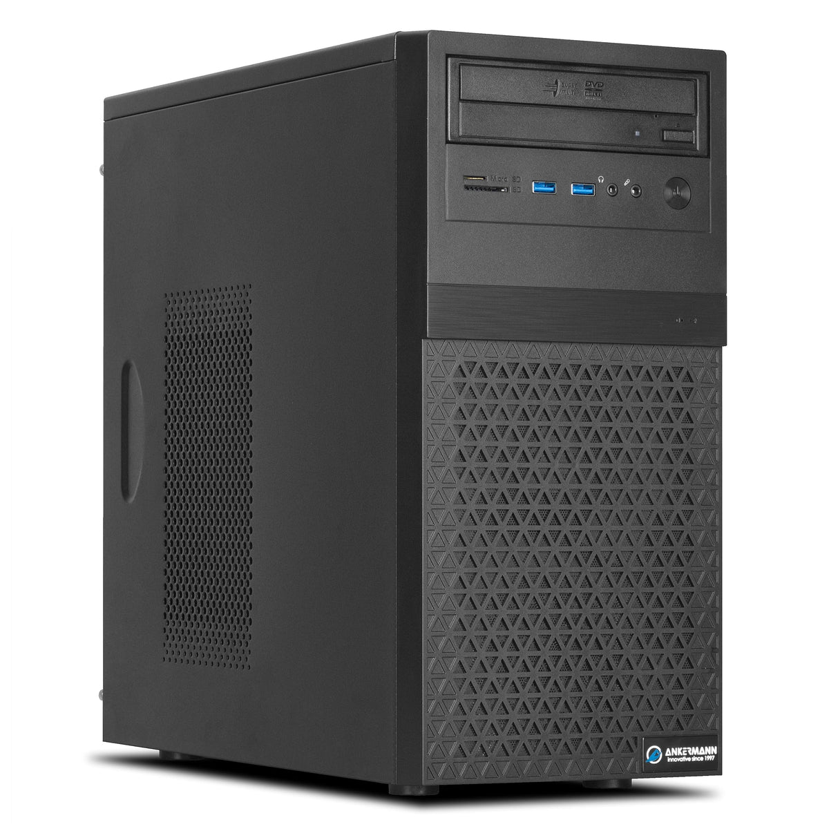 Business Office PC mit Intel Core i5-10400, 16GB DDR4 RAM, 480GB SSD, Windows 11 Pro, WLAN und MS Office 2024